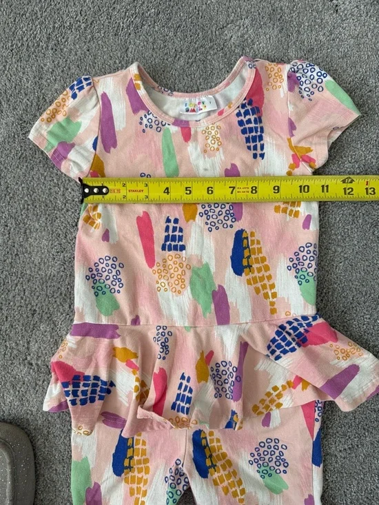 Girls Ruffled Romper - Picture 7 of 7